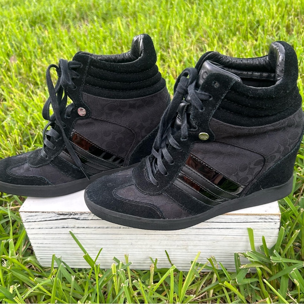 Coach Alara Black Heeled - Picture 5 of 9